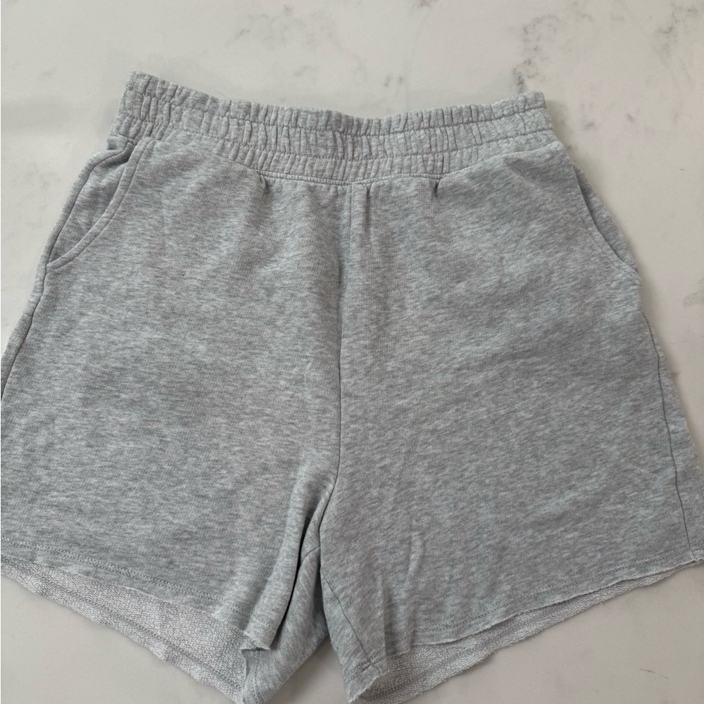 American Eagle Outfitters Light Gray Athletic Shorts
